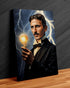 Nikola Tesla - Slika na platnu