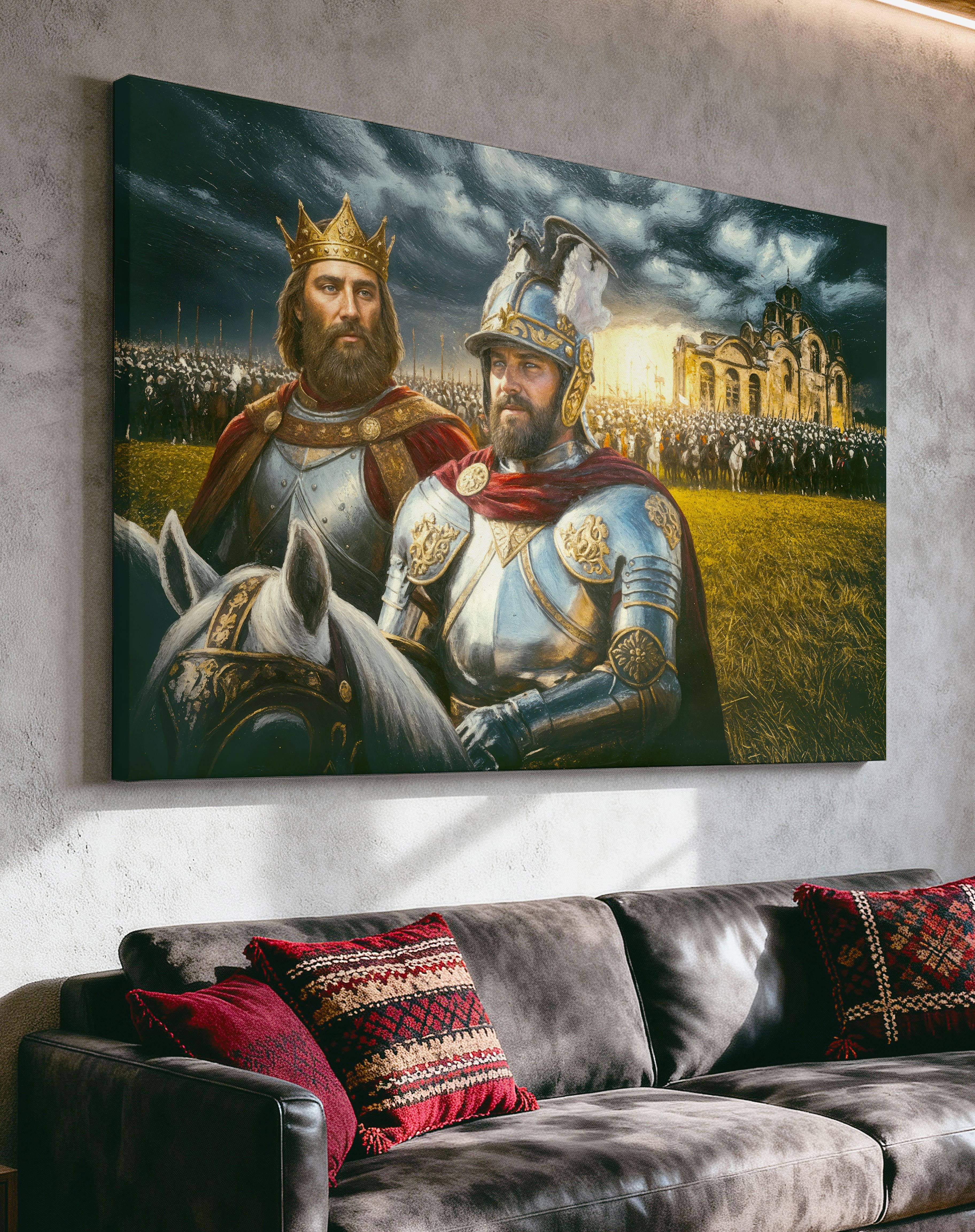 Boj na Kosovu - Slika na platnu