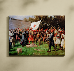 Takovski ustanak - Slika na platnu